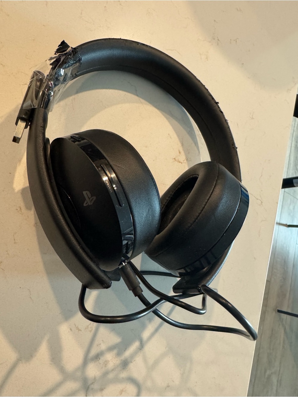 Sony Black Wired Over-Ear Gaming Headset with Built-In Mic